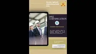 IP65 certification/ Ingress Protection/#IPCERTIFICATION #royalimpactcertificationltd #ISOCERTIFICATE
