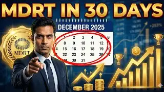 MDRT 2026 in 30 Days | दिसंबर में MDRT कैसे करें? (Fast Formula for LIC Advisors)