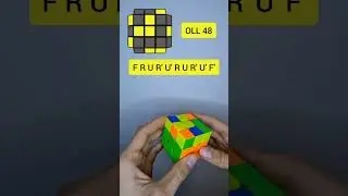 OLL 48 Tutorial #rubikcube #rubik #cube #tutorial #speedcubing #fyp