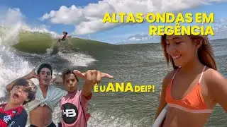 ALTAS ONDAS EM REG&Ecirc;NCIA NO PRIMEIRO DIA DO ANO | ANINHA DAGOSTINI SURF VLOGS