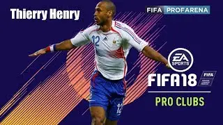 FIFA 18 PRO Club Thierry Henry Face