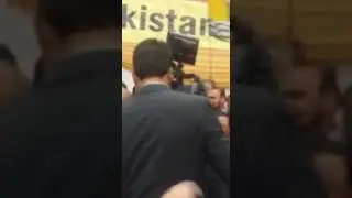 Barrister / Sultan Mehmood Choudhary /song / Kashmir ki Jan / PTI Azad Kashmir jalsa at Halifax U.K.