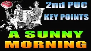A SUNNY MORNING # KEY POINTS # NRH ENGLISH