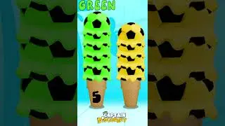 Learn Colors and Numbers with Delicious Soccer Ice Cream🍧#shorts #learningvideosforkids