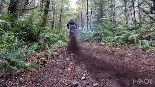 Woods riding yz125x 