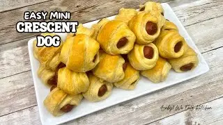 Easy Mini Crescent Dogs | Pigs In A Blanket | Easy Party Appetizer