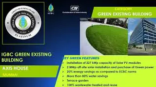 IGBC Certified Green Existing Building Projects - 2021
