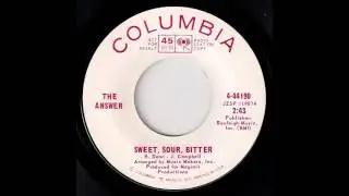 The Answer - Sweet, Sour, Bitter [Columbia] 1967 Psych 45
