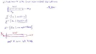 Virtual Work: Virtual work equations with non-admissible variations