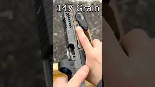 147 grain vs 150 grain 9mm - ported barrel