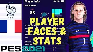 PES 2021 | France | Player Faces & Stats (Data Pack 3.0)