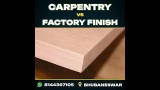 CARPENTRY VS FACTORY FINISH | Modular Furniture Factory