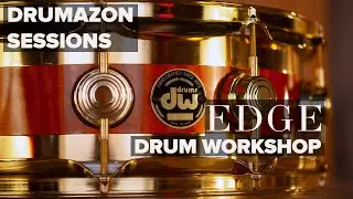 Drum Workshop (DW) 14 x 5 Maple / Brass Edge Snare Drum Audio Demo by Drumazon Feat. Rocky Morris