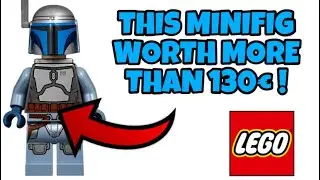 THIS LEGO JANGO FETT MINIFIGURE WORTH A LOT OF MONEY !
