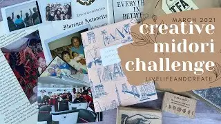 March 2021 Creative Midori Challege- What I'll be using