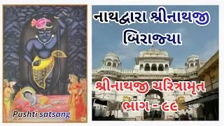 નાથદ્વારા શ્રીનાથજી બિરાજ્યાં | શ્રીનાથજી ચરિત્રામૃત ભાગ - ૯૯ | pushtisatsang