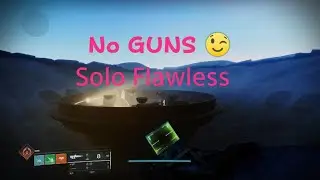 NO GUNS Solo Flawless Prophecy Dungeon