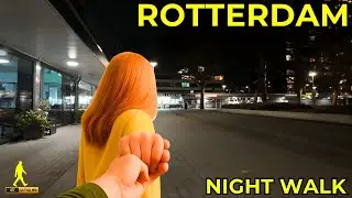 🇳🇱 Lage Land After 9 PM | A Rotterdam Evening Nobody Gets To See In 4K!