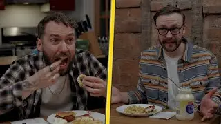 German teaches American about Fries with Mayo