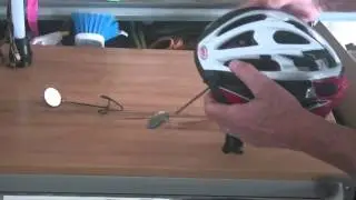 Review Monkey Mirror helmet mounted cycling mirror