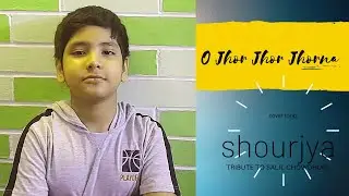 O Jhor Jhor Jhorna II Cover Song By Shourjya Sen II Old Bengali Melody II