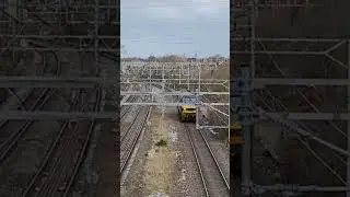 0Z22 - Donald Malcolm (90021) back out .. Honks for workers on the lineside this morning