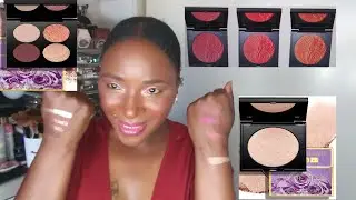 PAT MCGRATH NEW FUTURISTIC FLEUR BLUSH TRIO, HIGHLIGHTER  GOLDEN NECTAR & VOYEURISTIC VIXEN QUAD