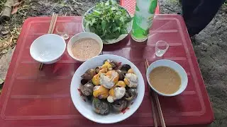 mồi quê/ hương vị Việt.