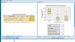 SPSS - H-тест Краскела-Уоллиса с апостериорным анализом