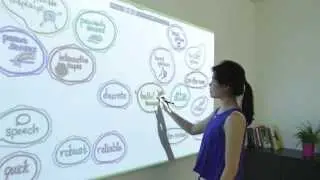 cLuster - Smart Clustering of Free-Hand Sketches on Large Interactive Surfaces