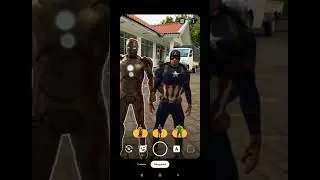 Playground Avengers Gcam | AR Sticker Google Camera #shorts