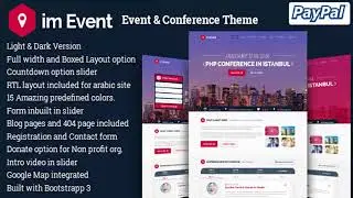 im Event - Event & Conference WordPress Theme | Themeforest Website Templates and Themes