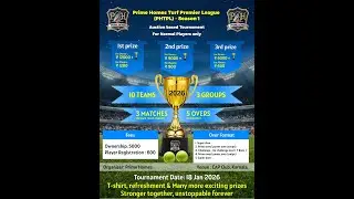 LIVE 🔴|| PRIME HOME TURF PREMIER LEAGUE || SEASON - 1 || QUARTER  FINAL/ SEMI FINAL / MEGA FINAL ||