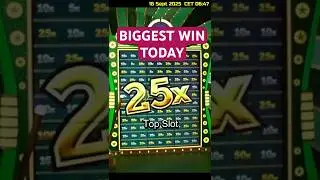 25x Top Slot - Crazy Time Biggest Win Today (16th Sept 2025) 🤩 #crazytime #bigwin #cash