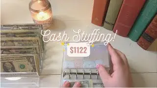 Cash Stuffing $1122 into my Wallet, Bills, and Sinking Funds! ┃ June Paycheck #2 ┃ Blooming Budgets