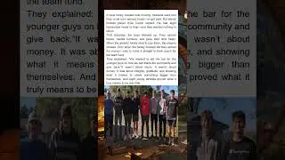 Football Team's Heartfelt Move Giving Back with Integrity