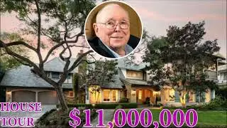 A LOOK INSIDE BILLIONAIRE CHARLIE MUNGER $11 MILLION MONTECITO MANSION | HOUSE TOUR.