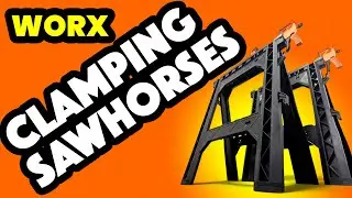 Пильные козлы WORX с зажимами для прутков для самостоятельной работы WX065