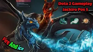 Dota 2 Gameplay Jackiro Hard Sup Pos 5👌🤗 دوتا 2 گیم پلی جکیرو هارد ساپ