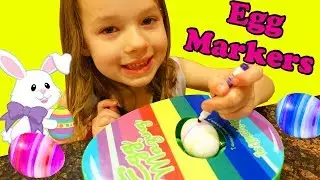 COLORING EASTER EGGS With Markers + Jello Family Activity For Easter Eggs Recipe