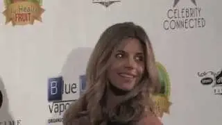 Andrea Bogart arriving to the American Music Awards Gifting Lounge @AndreaBOGART