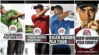 TOP 6 TIGER WOODS PGA TOUR GAMES FOR PSP[PLAYSTATION PORTABLE]