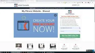 Import Shared ClickFunnels Fitness Website