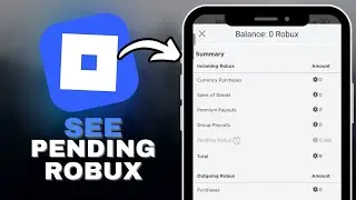 How To See Pending Robux in SECONDS!