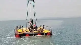 This is the soil investigation drums pontoon