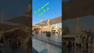 Masjid e Nabwi 💓 #madina #masjid #saudiarabia #umrah #hajj