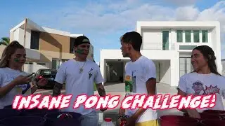 INSANE PONG CHALLENGE! | Team Gabiilon vs Team Demil