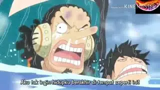 moment brook menyelamatkan luffy,ossup dan robin dari kematian