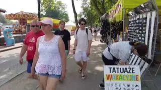 Посмотрите, что происходит в центре łeba [4K] Польша