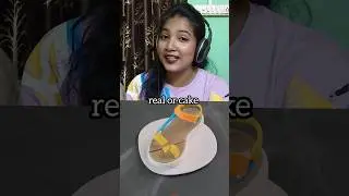 real or cake challenge 😂😁 #youtubeshorts #shorts